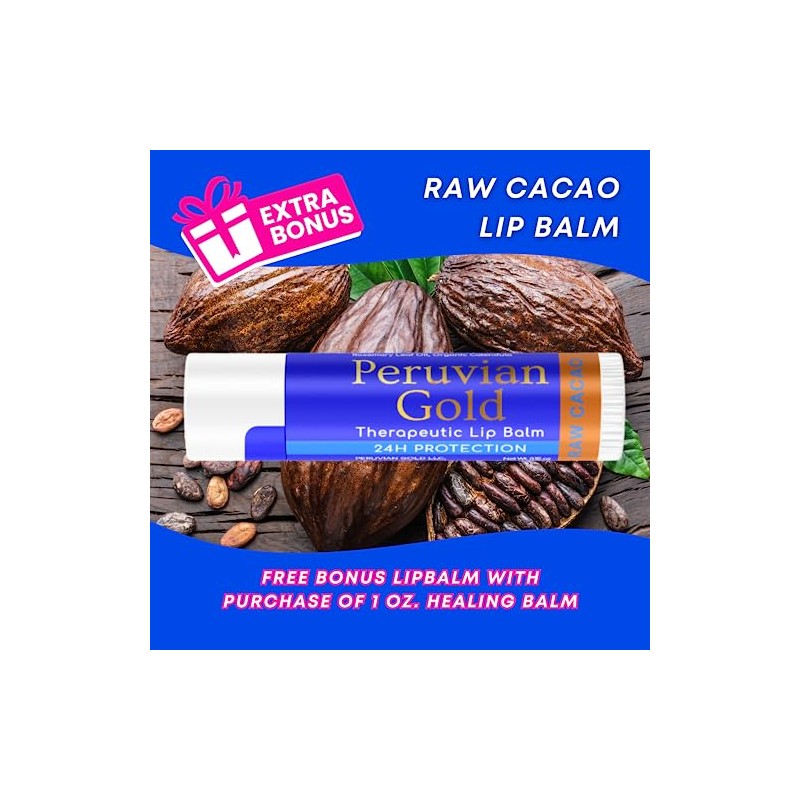 Llama Mama- Peruvian Gold Blsamo curativo orgnico multiusos Cicatrices, eczema,