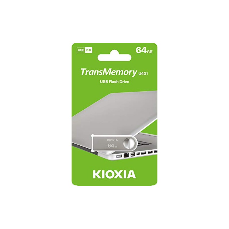 Kioxia U401 Metal TransMemory 64GB USB2.0 Flash Drive Portable Data