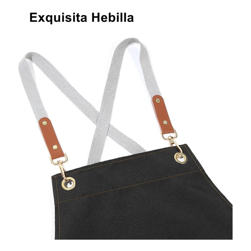 Delantal De Cocina Ajustable Y Multifuncional, 2 Piezas