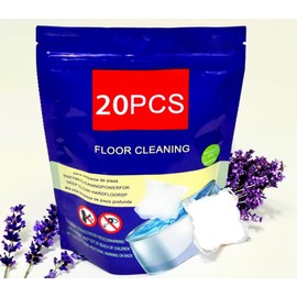 TETEPV Hard Floor Cleaner,Lavenger Scent 20 Count (1Pack) Made From Natural Ingredients,Safe for All Hard Floors,Perfect for Variety of Mop Buckets (lavender-20)
