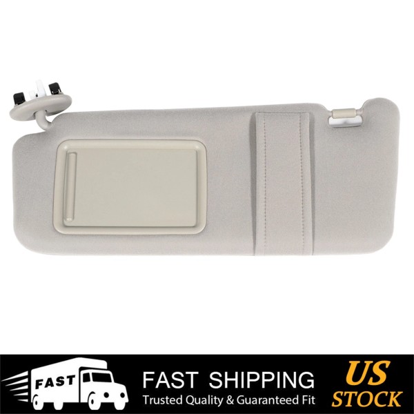 Flatroad Beige Front Left Driver Side Car Sun Visors For