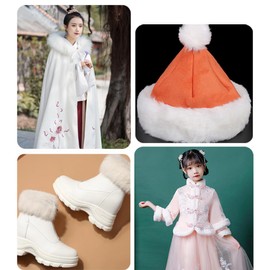 1 m x 2 cm Faux Fur Ribbon, Faux Fur Ribbon, Faux Fur Fabric, Furry Faux Strips, Decorative Ribbon, Plush Fabric, Decorative Garland, Plush Trim for DIY Sewing Clothing, Christmas Decoration, Grey