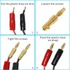 4VWIN Banana Plugs 4mm 24K Gold Plated for Speakers, Audio/Video