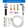 Kitchen Sink Side Sprayer with Quick Side Connector Compatible with
