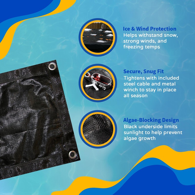 Blue Wave Rugged Mesh 15 ft 8-Year Above Ground Pool