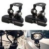 Car Work Light Holder 2 Pieces, Universal Adjustable Hood Mount,