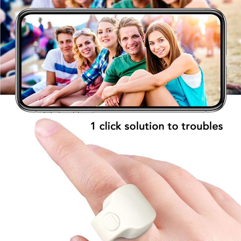 Camera Remote Control Ring BT Portable Smart Ring Controller for
