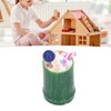 10Pcs Dollhouse Milk Tea Cup Model Realistic Simulation Bamboo Tube
