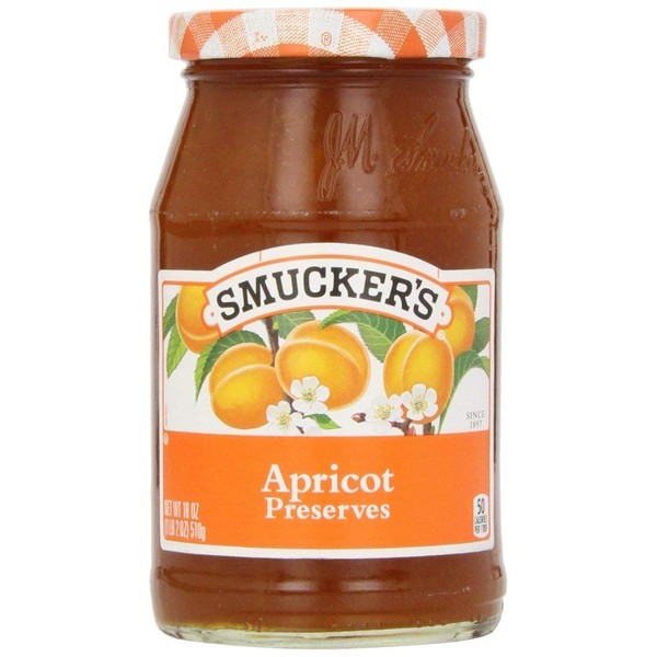 Smucker's, Apricot Preserves, 18oz Jar (Pack of 2)