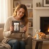 Dog Memorial Picture Frame – 4x6 Rotating Frame, Eco Pet
