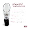 TenTen Labs Wine Aerator Pourer and Wine Pump Modern (2-pack)