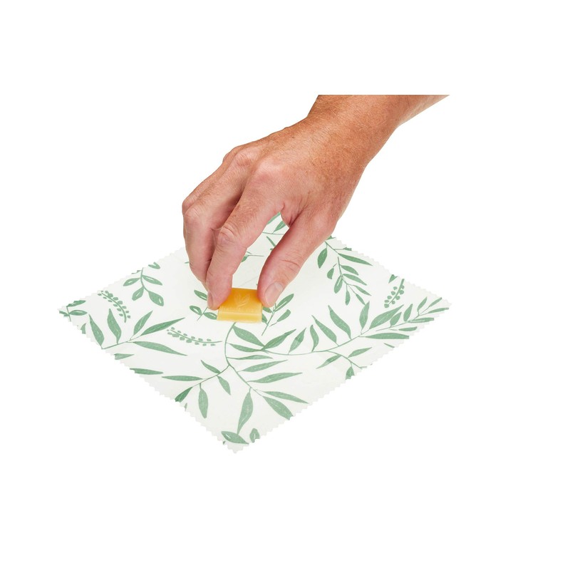 KitchenCraft Natural Elements Vegan Wax Wrap Refresher Blocks, Contains 12