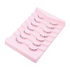 outopen 7 Pairs Bottom Lashes Japanese Manga Style False Eyelashes