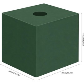 IBC Tote Cover for 1000l Rain Barrel,275 Gallon Outdoor Water Tank Protective Cover 1000l,Waterproof Water Tank Cover for Rain Water Barrel (Green)