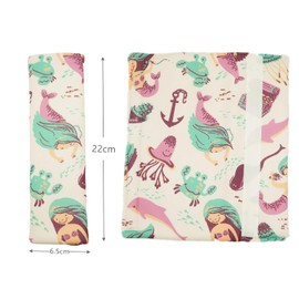 Baby Seat Belt Strap Cover, 2 Pcs Kids Car Seat Belt Cushions Pads, Shoulder Strap Protectors for Girls Boys (Mermaid)