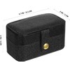 KALLORY Joyero De Viaje Mini Portátil Estuche Para Pendientes y