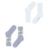 Burlington Women's Everyday Mix 2-Pack W SO Cotton Patterned Socks,