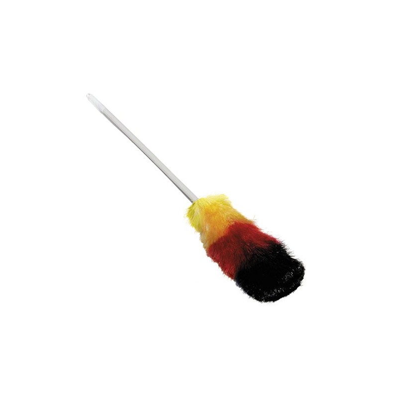 Feather Duster Silver/Grey/Blue/Black/Red/Gold Elastic Handle 68 cm