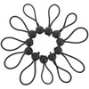 minkissy 20pcs 4mm Plastic Ball Bungee Cord 10cm Length Tarp