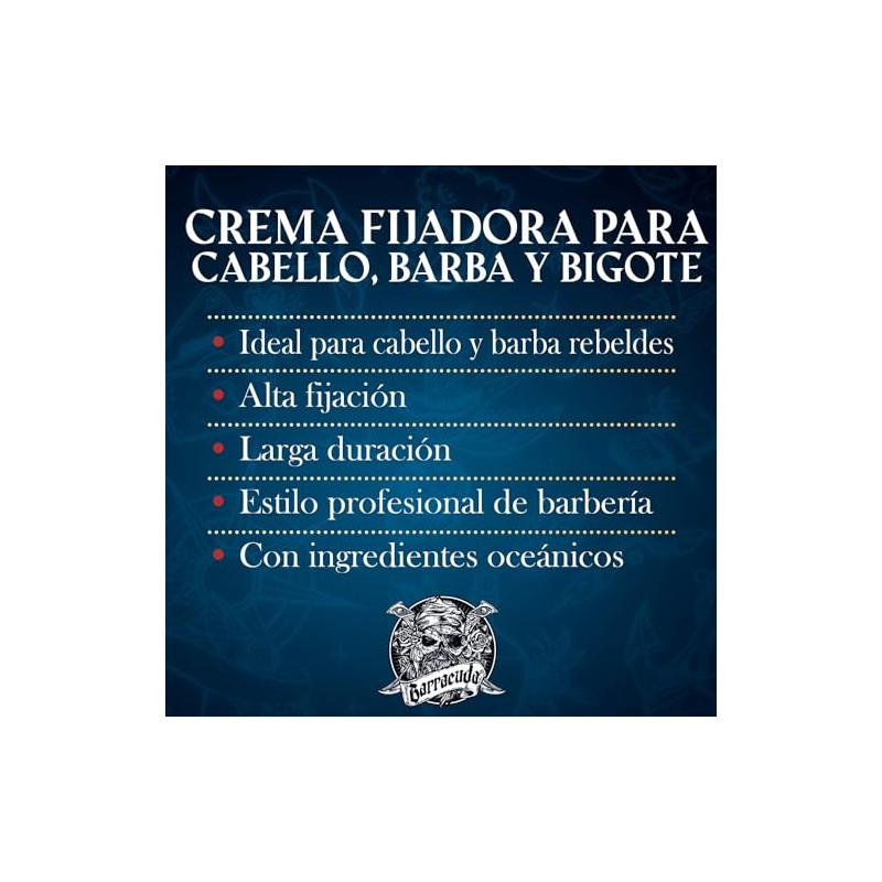 Barracuda Crema Fijadora Hold Cream Original 150g