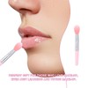 12pc Pink & White Silicone Mini Lip Balm Applicator -