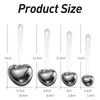 4 Piece Complete Metal Measuring Spoons Sets - Measuring Scoop,Digital