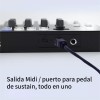 M-Vave Controlador De Teclado Midi M-vave Smk-25 Portátil Color Negro