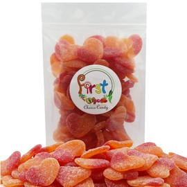 FirstChoiceCandy Gummy Fruit Candy (Sour Peachy Valentine Hearts, 10 Pound (Pack of 1))