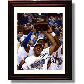 John Wall Kentucky 2012 Championship Trophy Autograph Promo Print - Framed 8x10