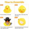 wonuu Car Rubber Duck Ornament Cool Car Accessories Duck Car
