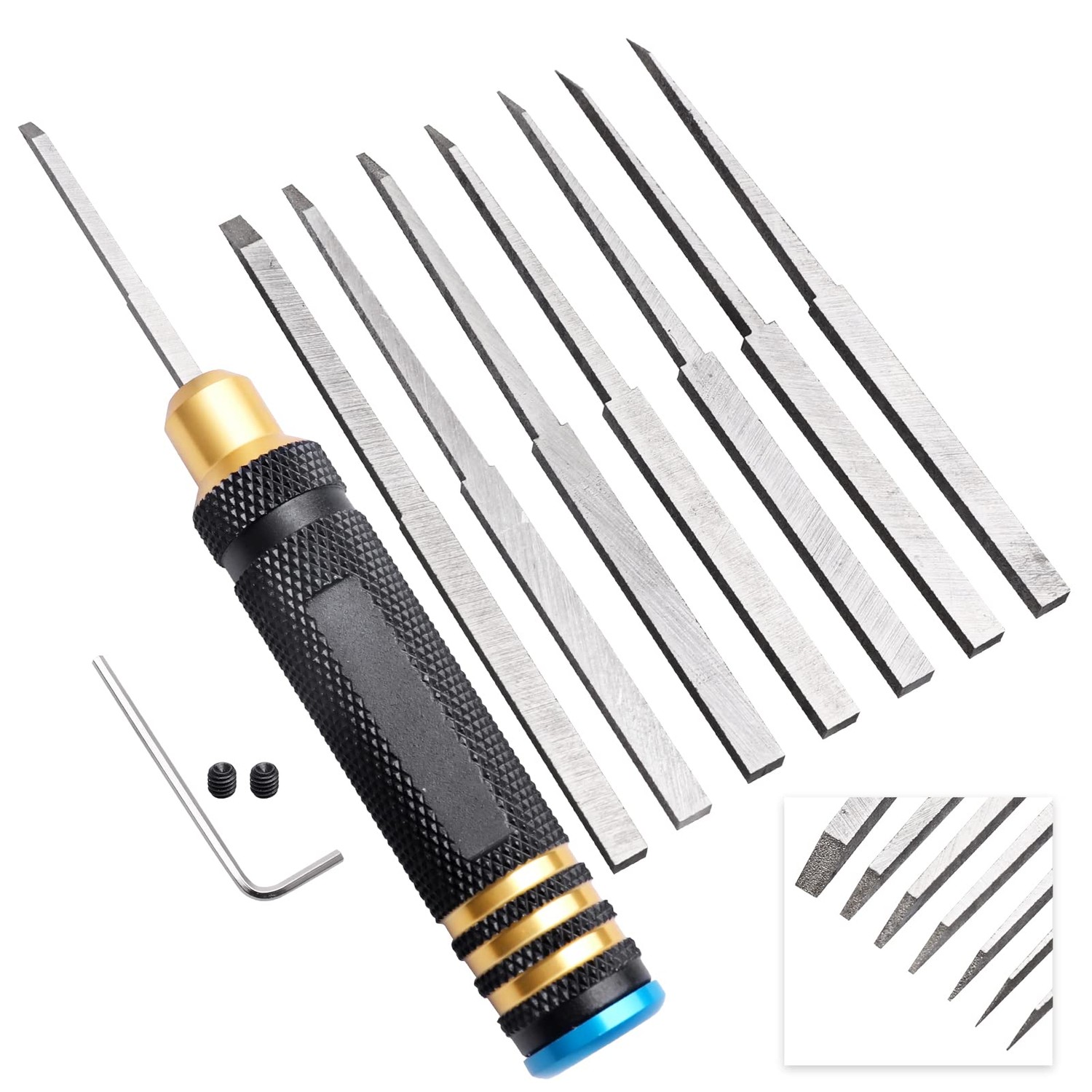 FriHobby 7-in1 Scribe Tool Panel Line Scriber Scribing Tools for Gundam ...