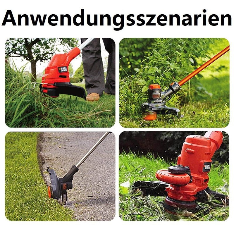 esmusssein Strimmer Spool for Black and Decker, 6 Pieces Strimmer