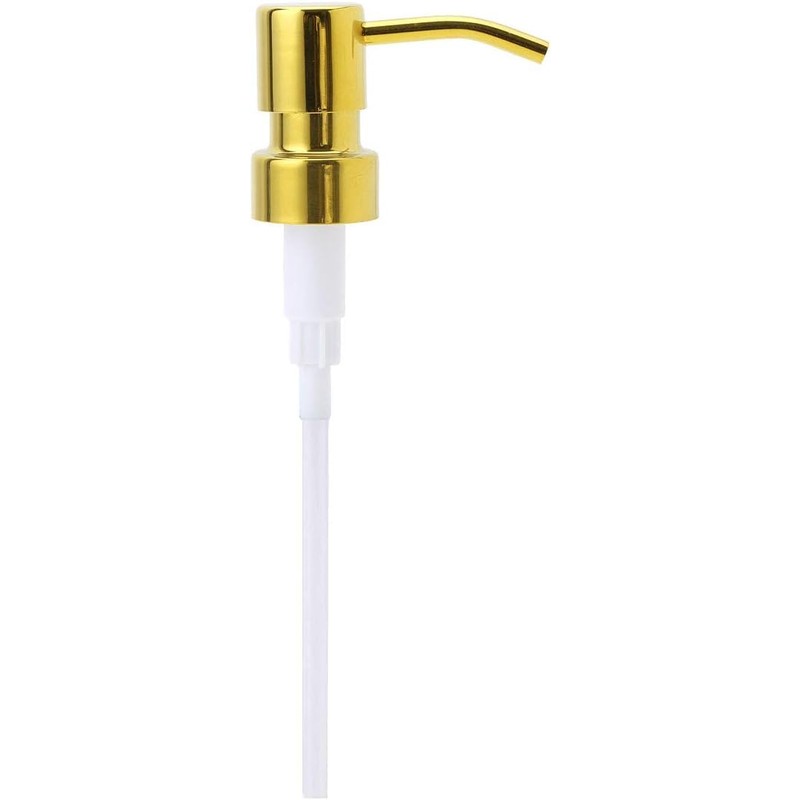 Gold One Size Soap Dispenser Pump Replacement/Liquid Bottle Soap Pumps,