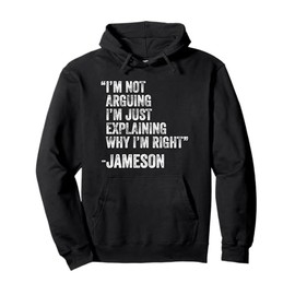 Jameson Quote Funny Birthday Custom Name Idea Engineer Pullover Hoodie