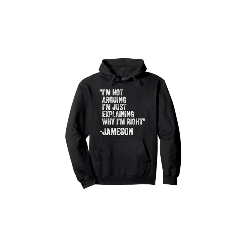 Jameson Quote Funny Birthday Custom Name Idea Engineer Pullover Hoodie