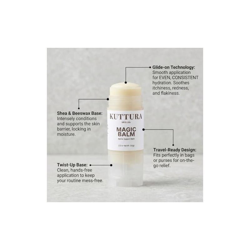 KUTTURA Magic Balm Stick – Barrier Support Moisturizing Balm for