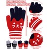 2 Pairs Kids Winter Gloves Full Finger Knitted Gloves Warm