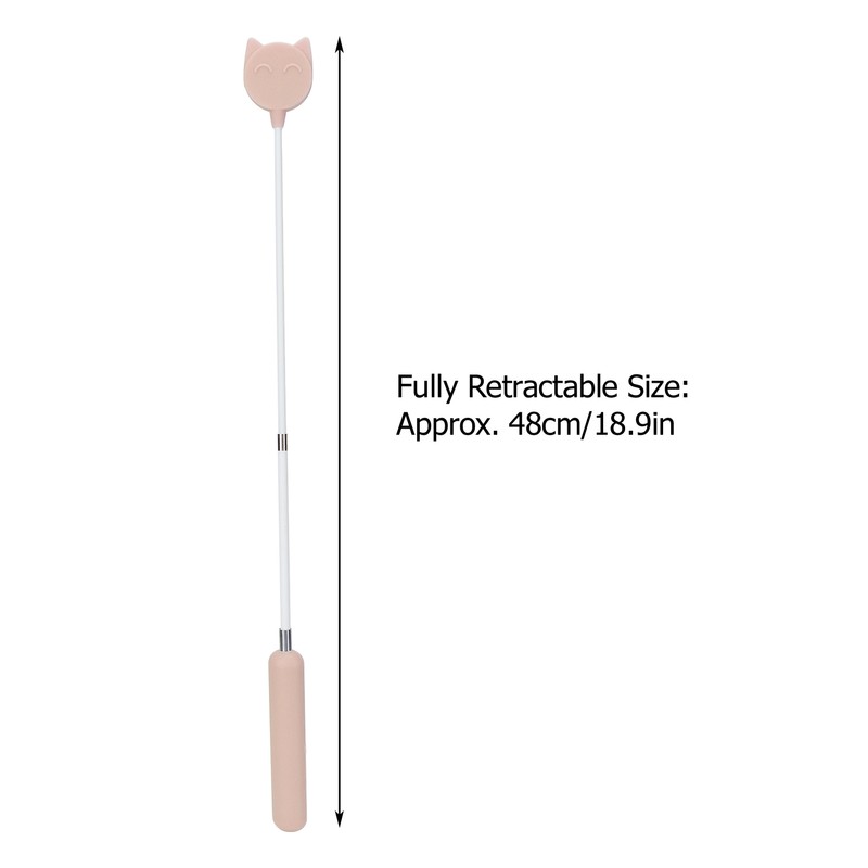 Dog Teaser Stick Extendable Interactive Silicone Handle Puppy Flirt Pole