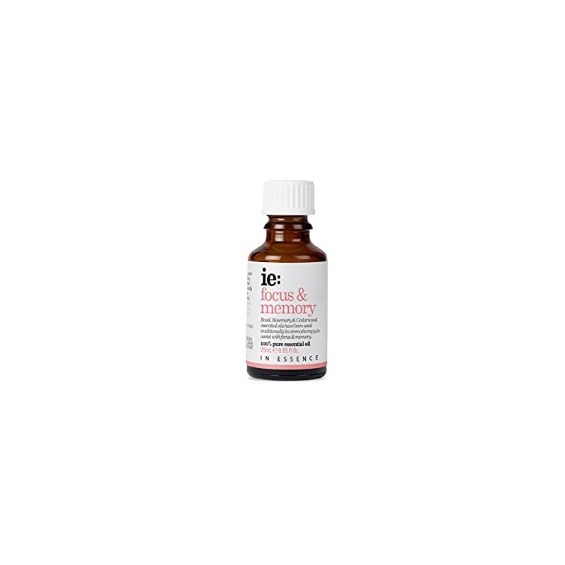 In Essence Focus & Memory Pure Essential Oil Blend 25