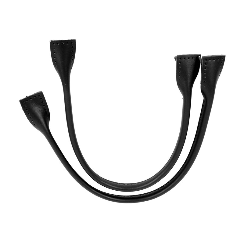 1 Pair Leather Bag Handles DIY Handcraft Sew On Ear