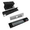 Visionis FPC-5191-BL Black 300lbs Indoor Electromagnetic Lock with 300 lbs
