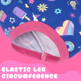 BIG ELEPHANT 10 Packs Baby Girls' and Boys' Potty Training Pants, 100% Cotton Absorbent Training Underwear for Toddler, 7-8Y