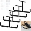 Tlence 4 Pack Overhead Garage Storage Hooks, 16.5" Heavy Duty