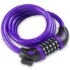 Opaza Bicycle Lock with 5 Digit Code, 1.2 m Long,