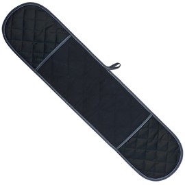 Double Oven Gloves, Heat Resistant Cooking Kitchen Cotton Gloves for Kitchen Gloves, Home Cooking & Baking Pot Holders-Black