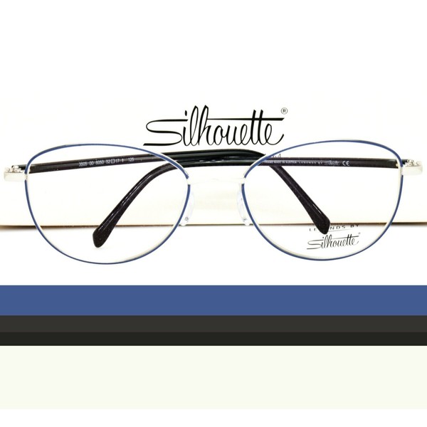 SILHOUETTE Eyeglasses Blue 52-17-130  3505