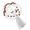 Mala Gemstone Necklace Rock Crystal (Clarity)