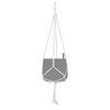 Lechuza YULA Macramé Planter Suspension L85 cm White