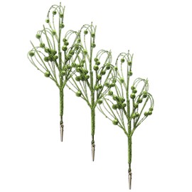 Queens of Christmas Peacock Feather Pick, Lime Green