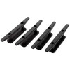 NovelBee 4Pcs 6-1/2" Nylon Open Base Dock Cleat Boat Cleat